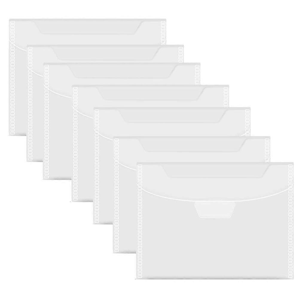 20 Pcs Clear Stamp and Die Storage Bag Resealable Storage Pocket Large Envelope Case for DIY Scrapbooking Paper Card