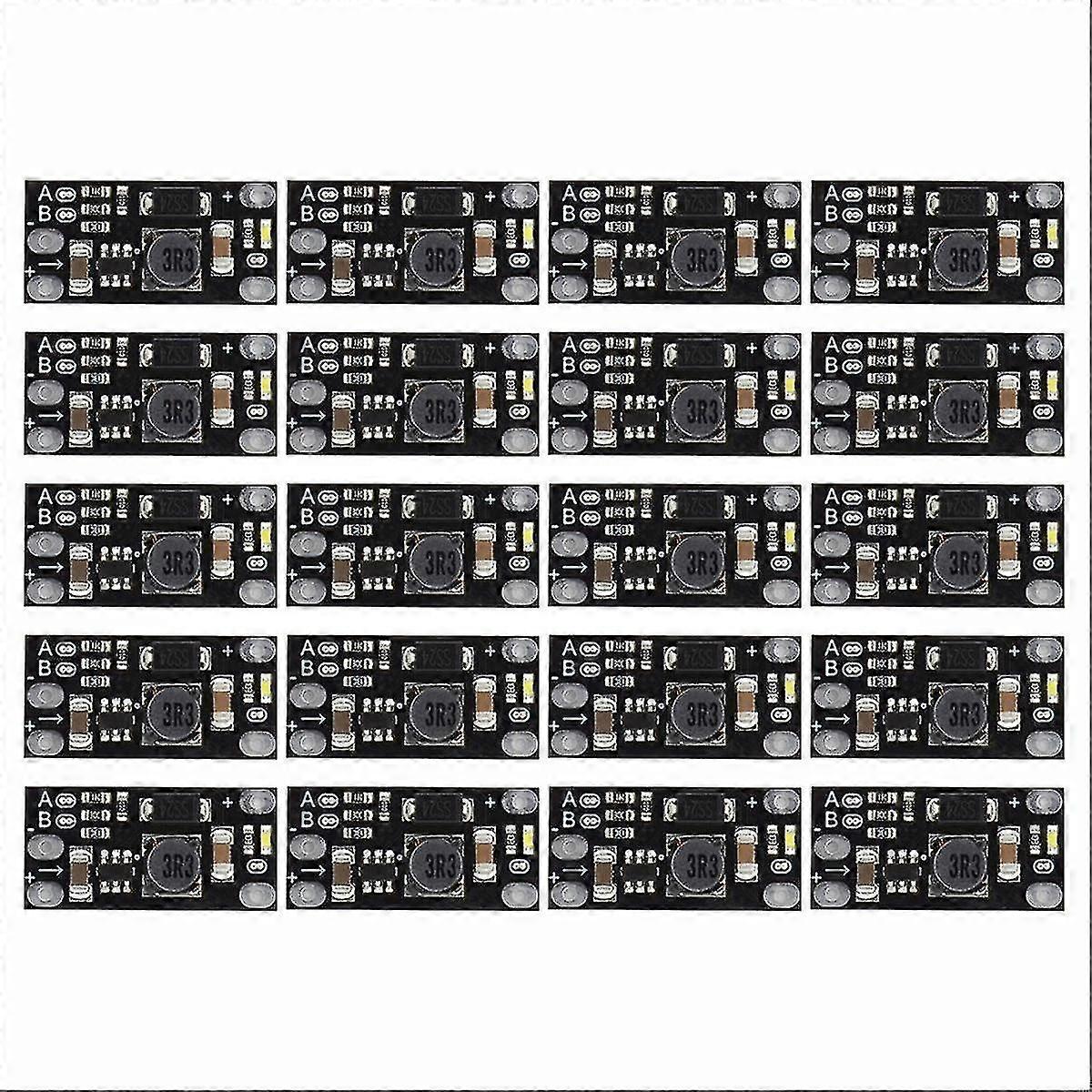 20Pcs Mini DC-DC Boost Step Up Converter 3.7V to 12V Voltage Regulator Lithium Battery Boost Module