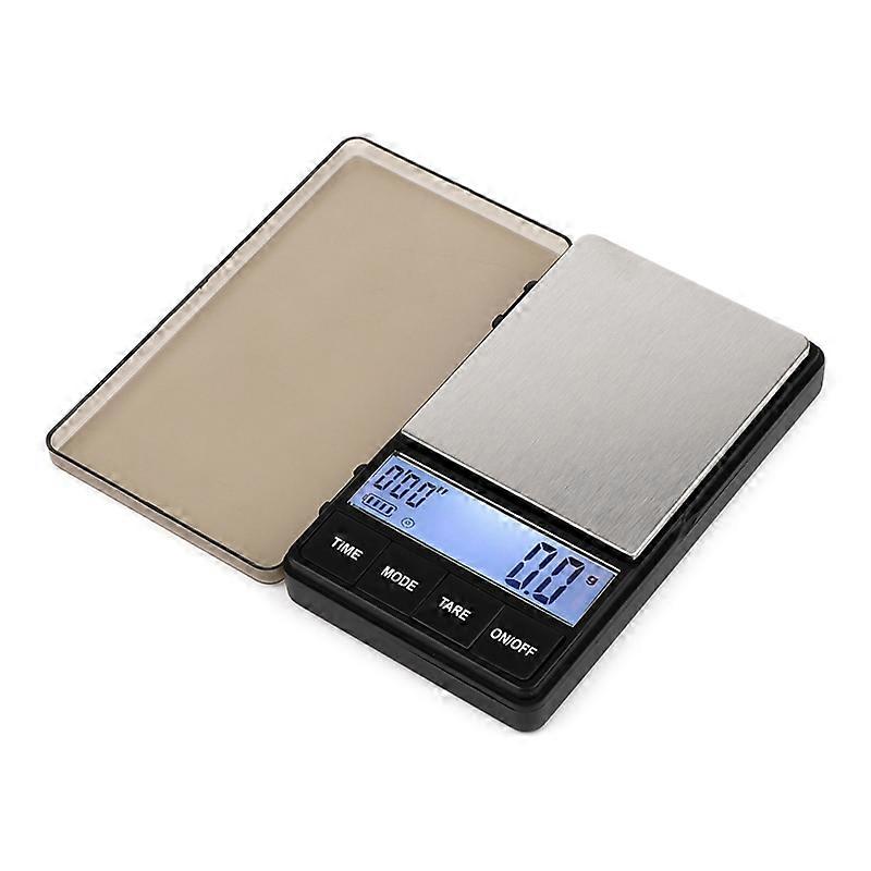 Pocket Espresso Scale with Timer 1000g x 0.1g Espresso Coffee Scale for Drip Tray Large Backlit Display Coffee Scale
