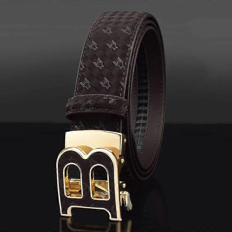 black and gold mens designer belt