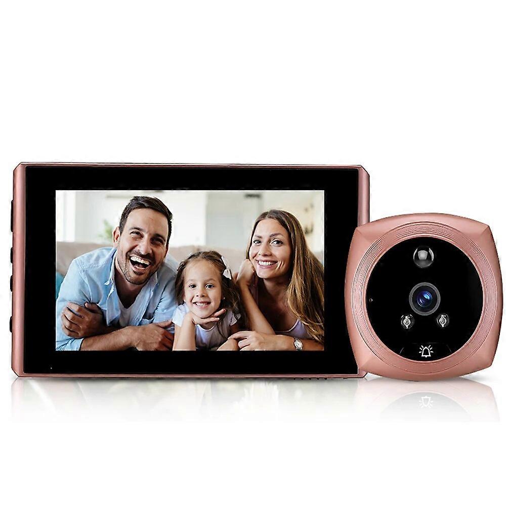 Wsdcam 4.3 Inch Doorbell Peephole Video Camera Video-eye Motion Detection Monitor Digital Doorbell Door Viewer PIR Night Vision