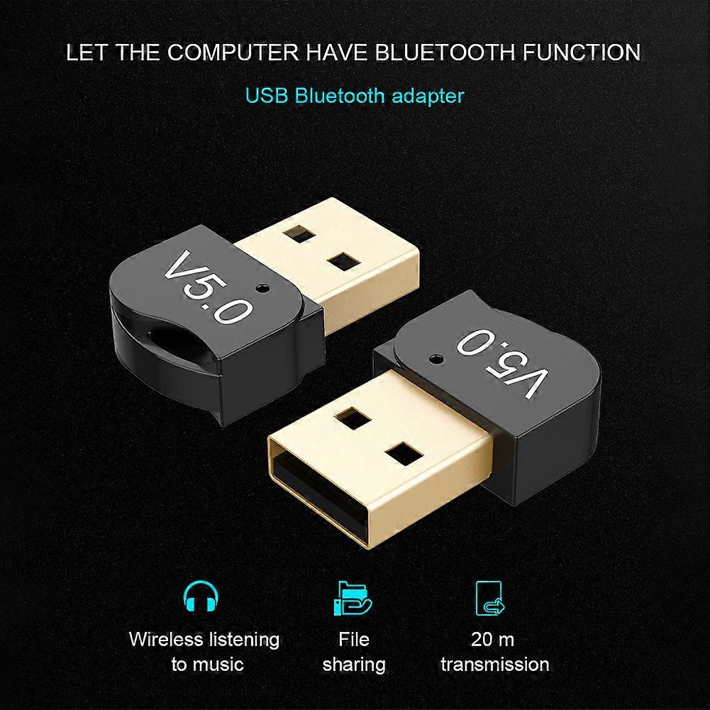 Music Receiver Audio Adapter USB Bluetooth 5.0 Adapter for Windows 10 8 PC Mouse Keyboard Headset Bluetooth Receptor
