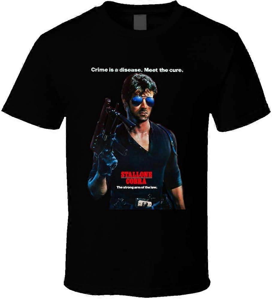 Cobra Stallone 80's Action Movie Tričko