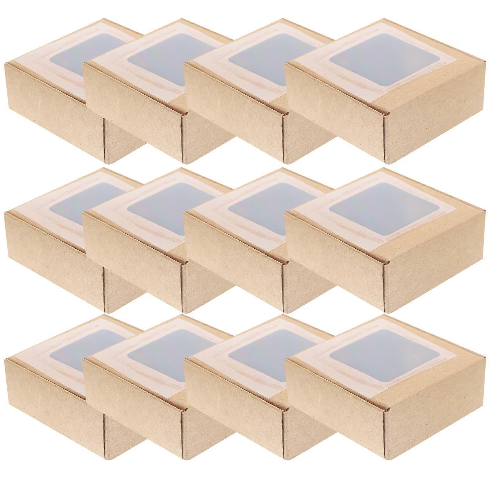 20pcs Jewelry Display Boxes Gift Wrapping Cases Multi-function Soap Packing Cases