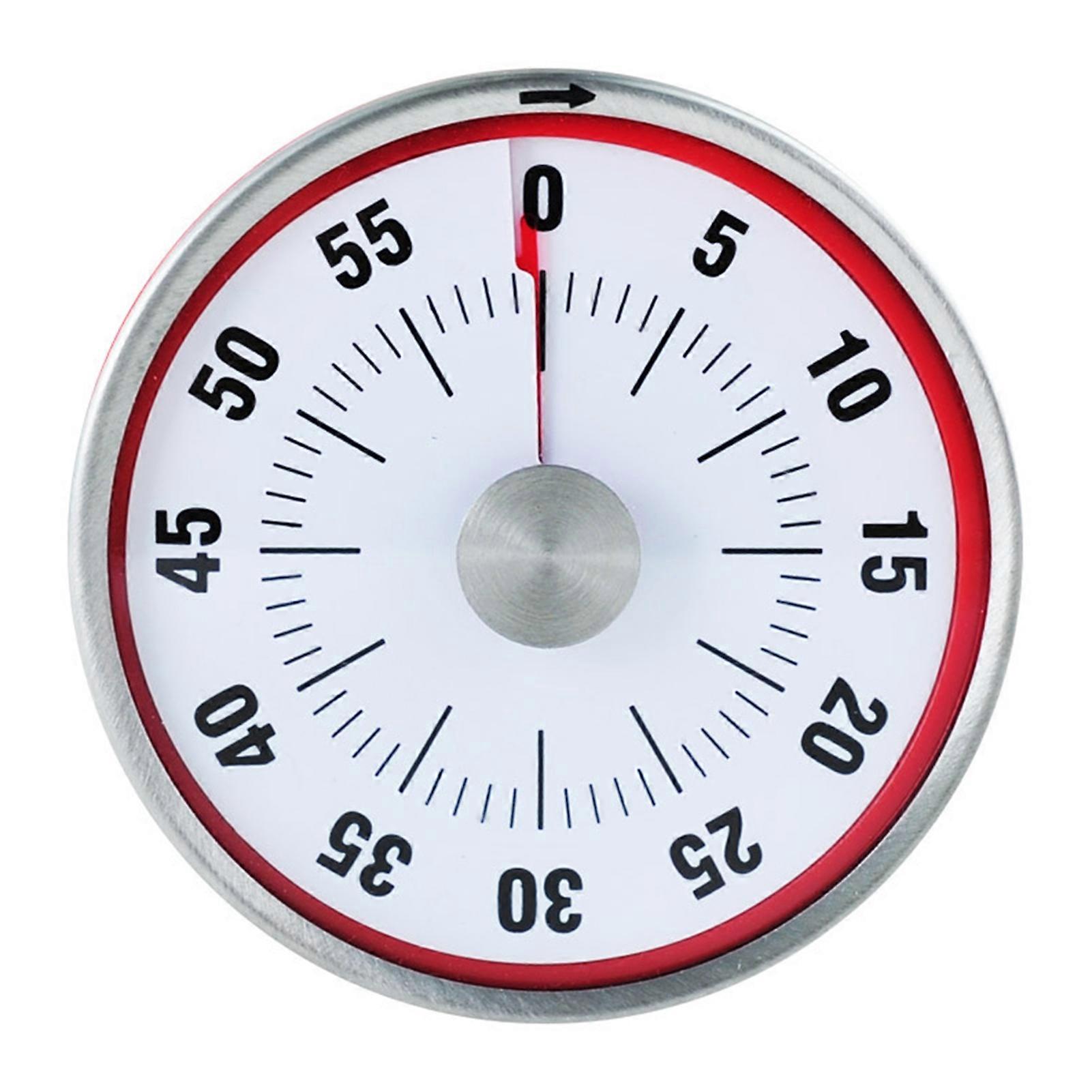 Alarm Timer Large Dial Design Precise Timing Stainless Steel Magnet Cooking Timer for Home