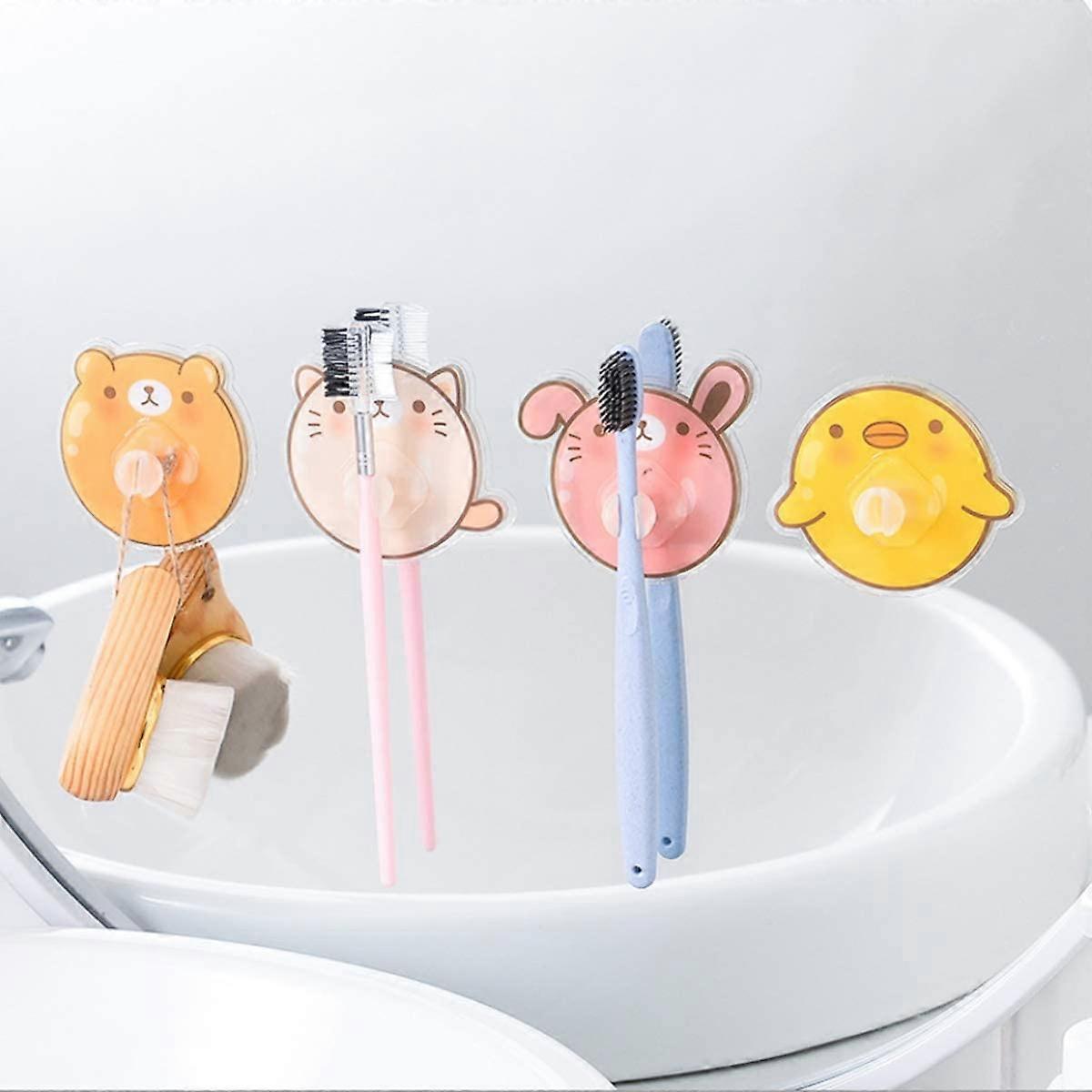 Toothbrush Holder, Multi-Function Wall Storage Hook, Power Plug Socket Holder, Razor Holder