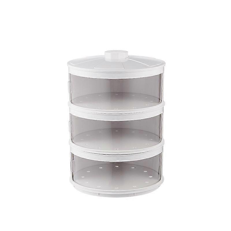 Food Insulation Cover Stackable Dustproo Dish Container Ant-Mosquito Kitchen