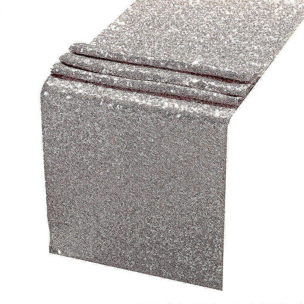 Sequin Table Runners Rose Gold-12x108 Inch Glitter Table Runner