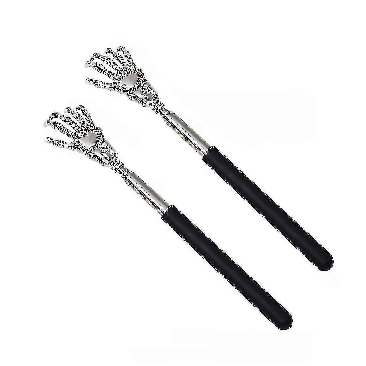 2pcs Ghost Claw Retractable Massage Scratcher Portable Household No Need To Ask For Scratch Artifact Stainless Steel Scratcher