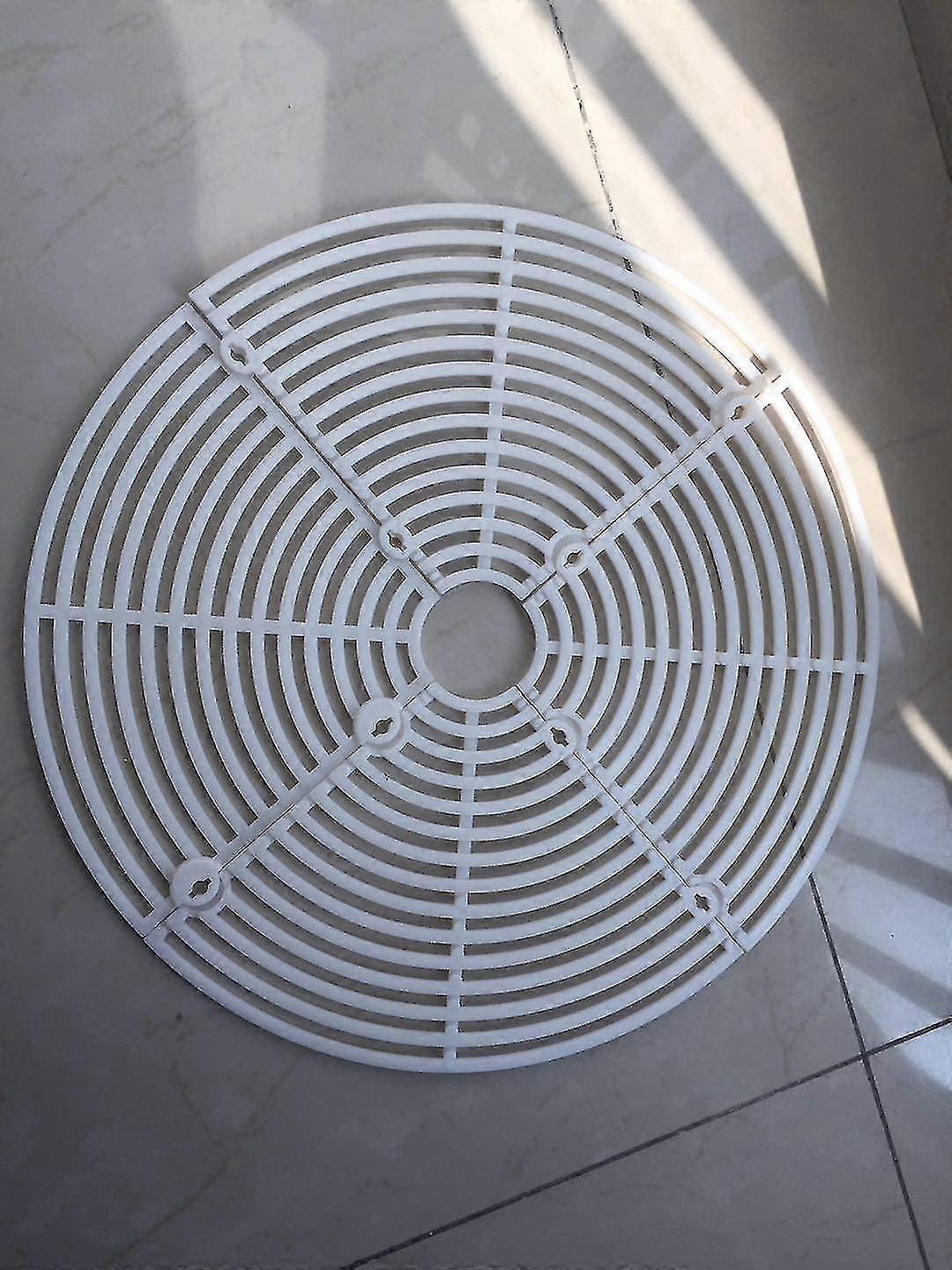 Plantenpot, Bruin, Set van 3, 30cm Diameter (wit)