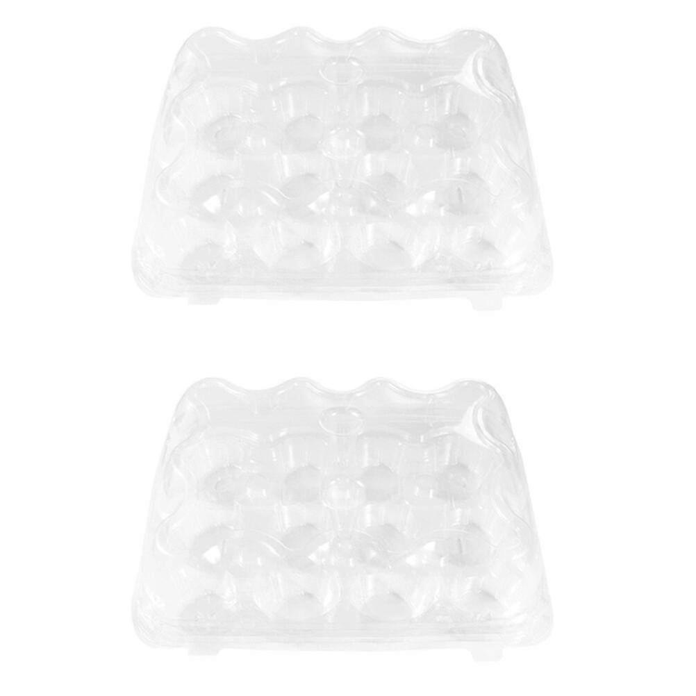 2pcs Muffin Cupcake Box Muffin Cake Packing Box Multi-slots Packaging Box Cupcake Wrapping Box