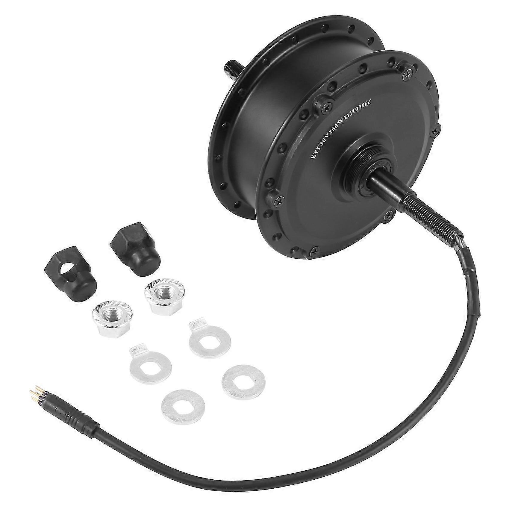 Ebike محور المحرك 36v 250w العجلة الخلفية فرش محور المحرك لعجلة الدراجة الكهربائية