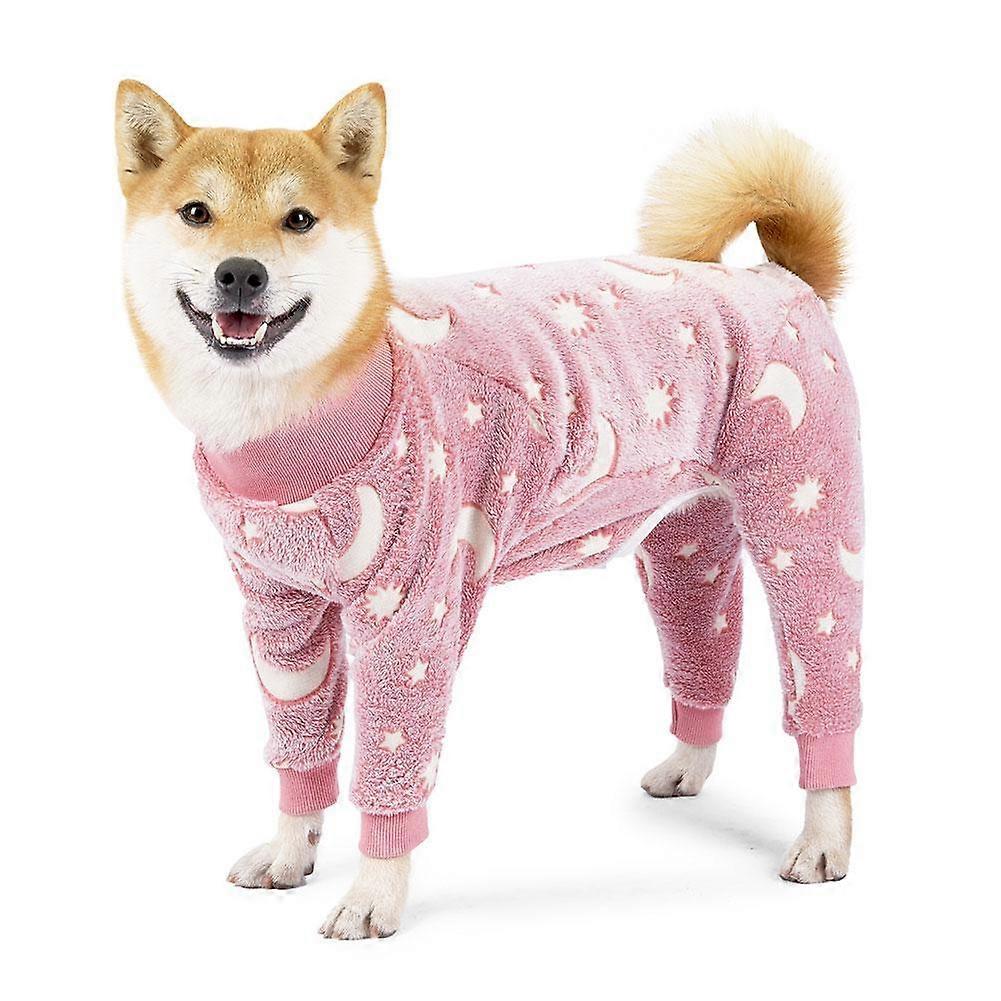 Pet Flannel Cotton Clothes Winter Full Wrap Around Warmth on All Four Legs