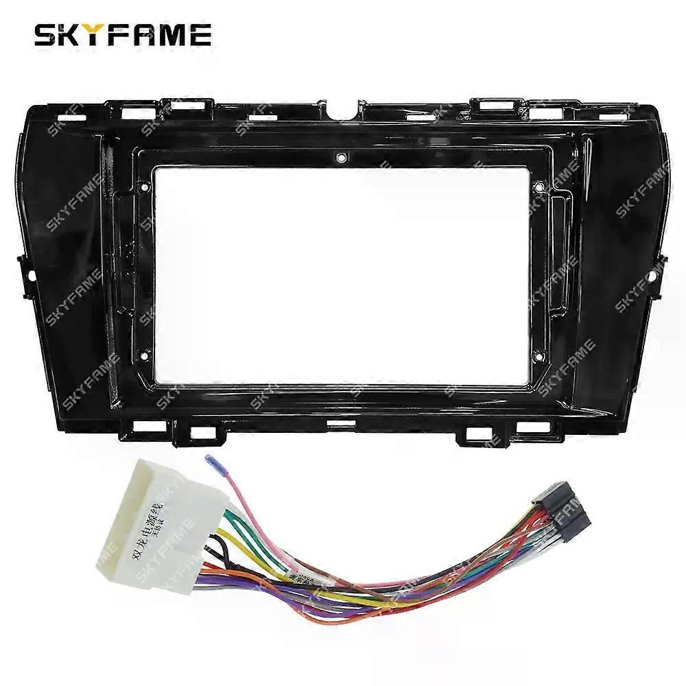 Applies to Car Frame Fascia Adapter Decoder Android Radio Dash Fitting Panel Kit For Ssangyong Tivolan Tivoli Korando 4