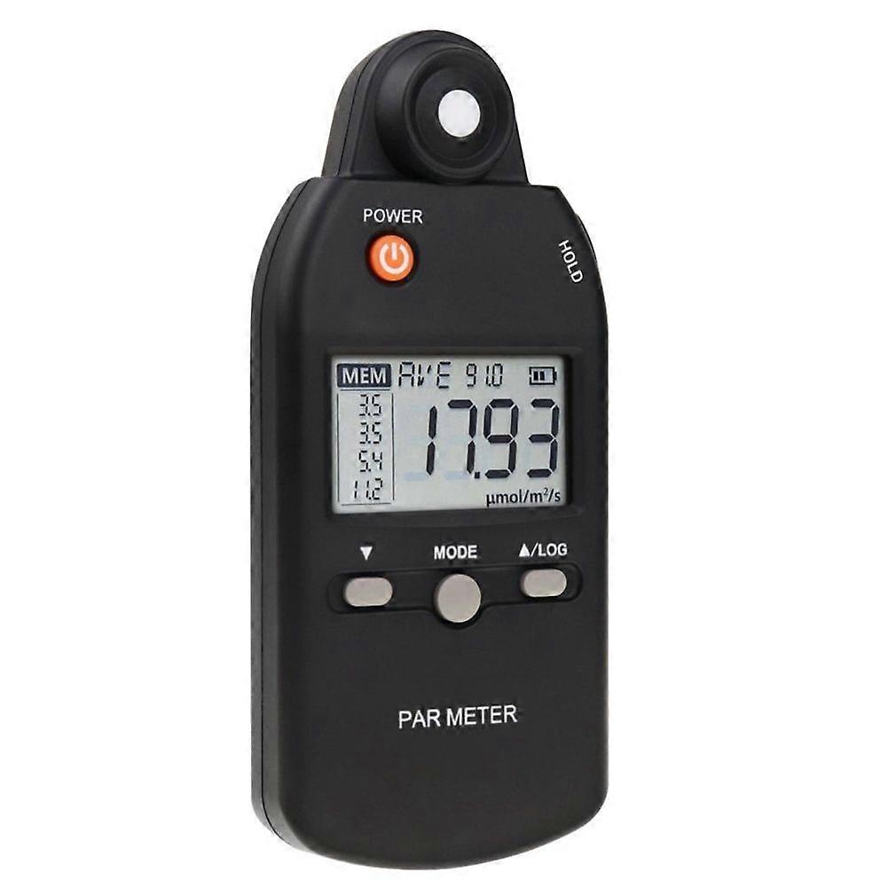 PAR Meter Illuminance Meter PPFD Quantum Sensor Full-Spect Record Function Indoor Outdoor Plant Light Meter