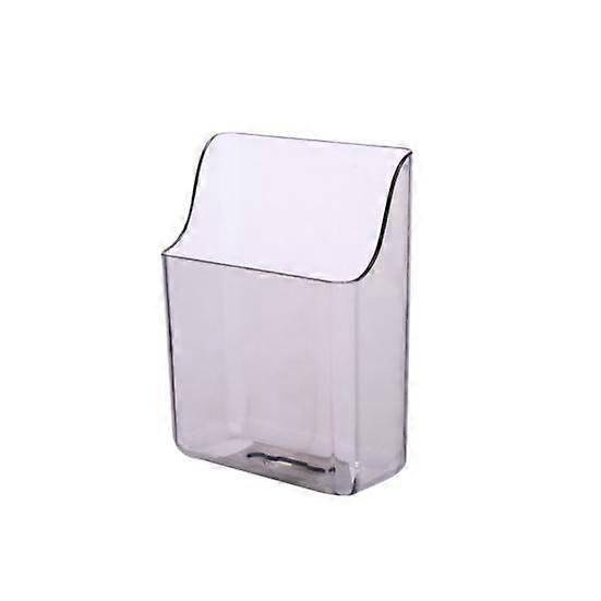 1 Set PP Practical Storage Holder Wall Mounted Punch-free Charging Hole Phone Organizer Rack for Home