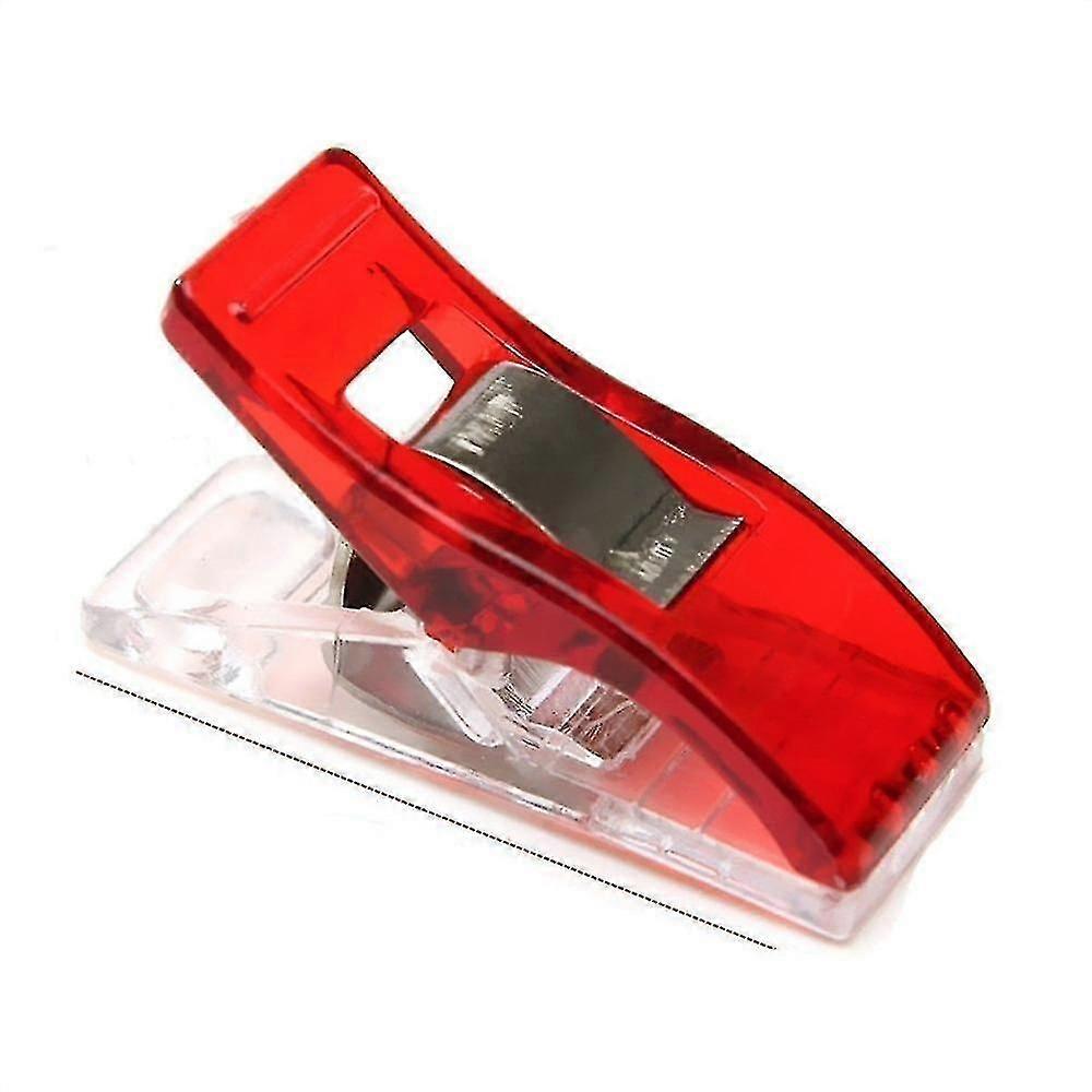 Diy Patchwork Plastic Clips Hemming Sewing Tools20pcsred