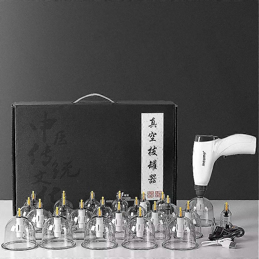 Suction Cup AntiCellulite Electric Bank Vacuum Cupping Massage Machine Therapy Set Chinese Medicine Physiotherapy Face Body Jars