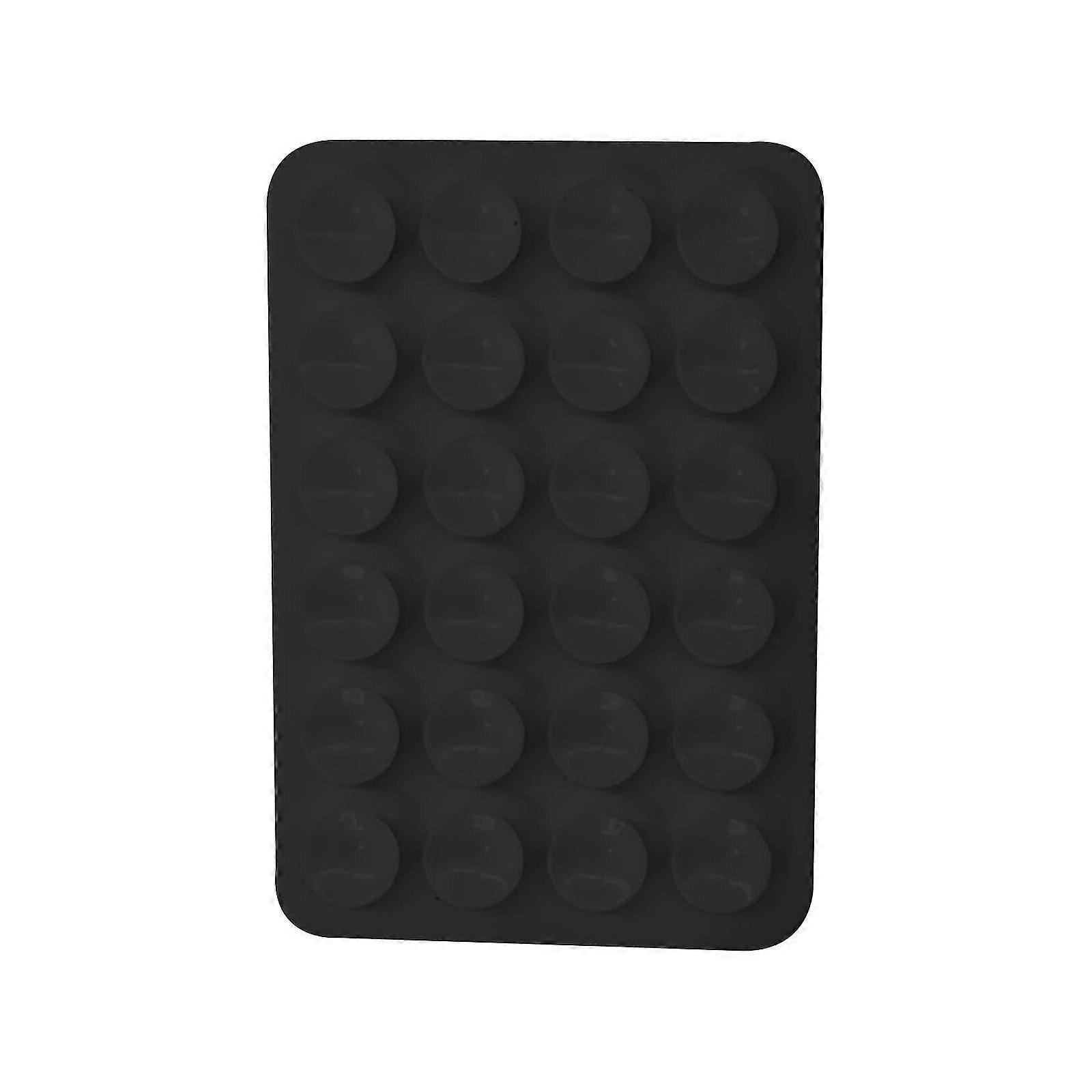 6 قطع سيليكون شفط حالة الهاتف لاصق جبل، سيليكون حالة الهاتف حامل حصيرة لصور السيلفي ومقاطع الفيديو، المضادة للانزلاق حر اليدين حامل الهاتف- YKY416