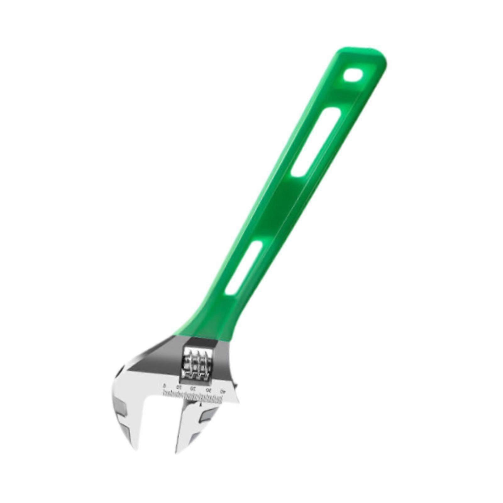 Adjustable Wrench Clear Scale Steel Manual Tool for Workshop DIY Repairs Tubes 8 inch
