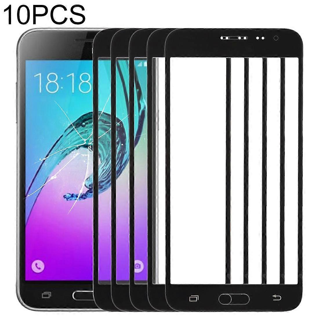 [New] For Samsung Galaxy J3 / J320FN / J320F / J320G / J320M / J320A / J320V / J320P 10pcs Front Screen Outer Glass Lens