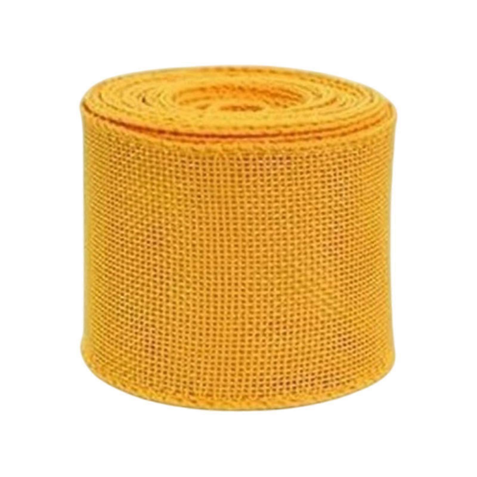 סרט Burlap סרט חוטי רב-תכליתי לחג המולד קשת שיער זר עושה ירוק