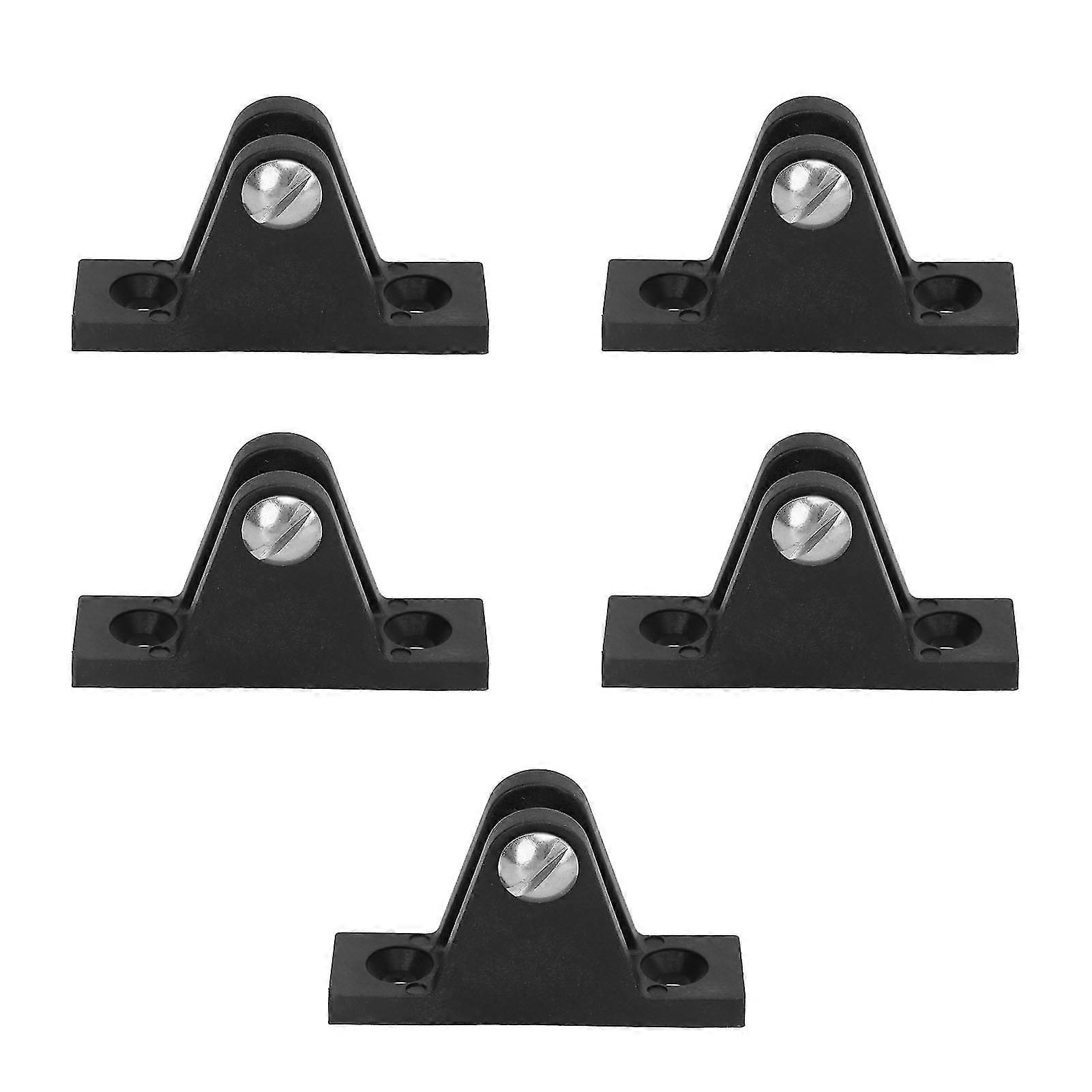 5 PCS Marine Nylon Bimini Top Fitting Deck Hinge Mount