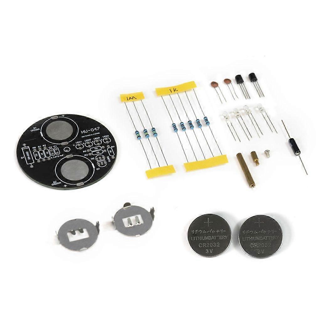 LED Gyro DIY Welding Innovative LED Spin Top Maker Kit Gift for Engineers