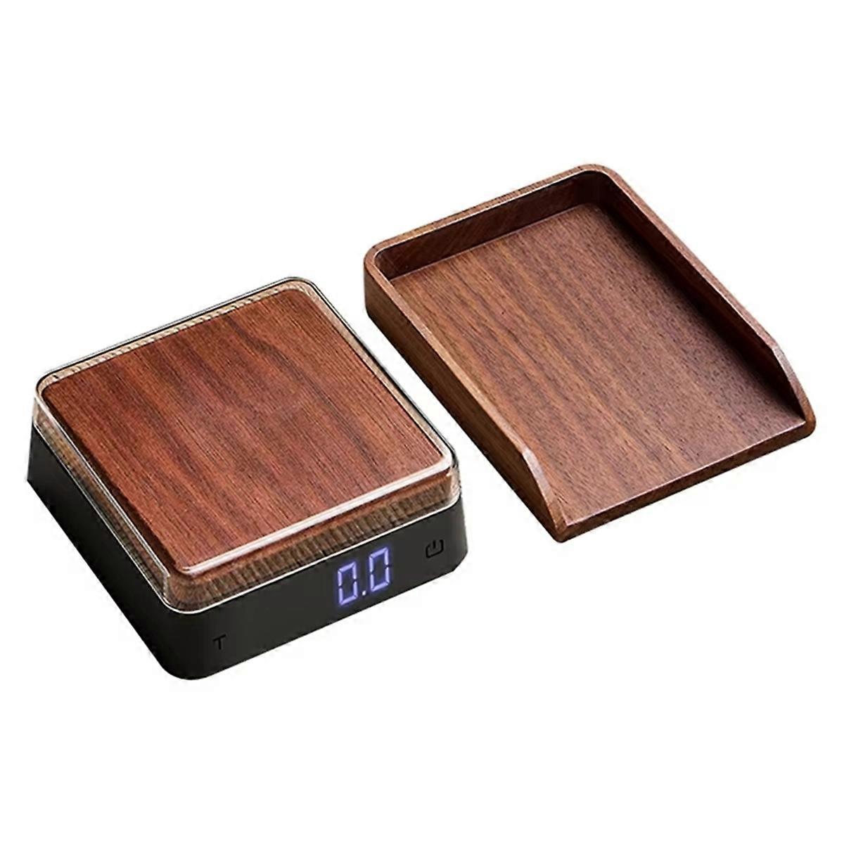Precision Electronic Coffee and Tea Scale, Portable Kitchen Scale for Food, Compact Design with Backlight Display