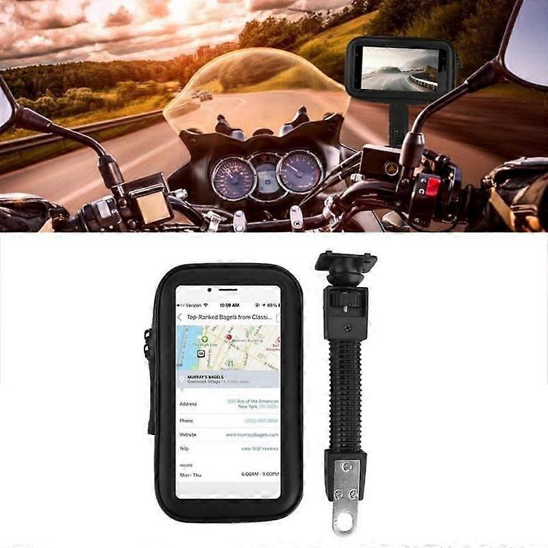 Waterproof Motorcycle Bike Phone Navigation Holder Bag GPS Case -TIM