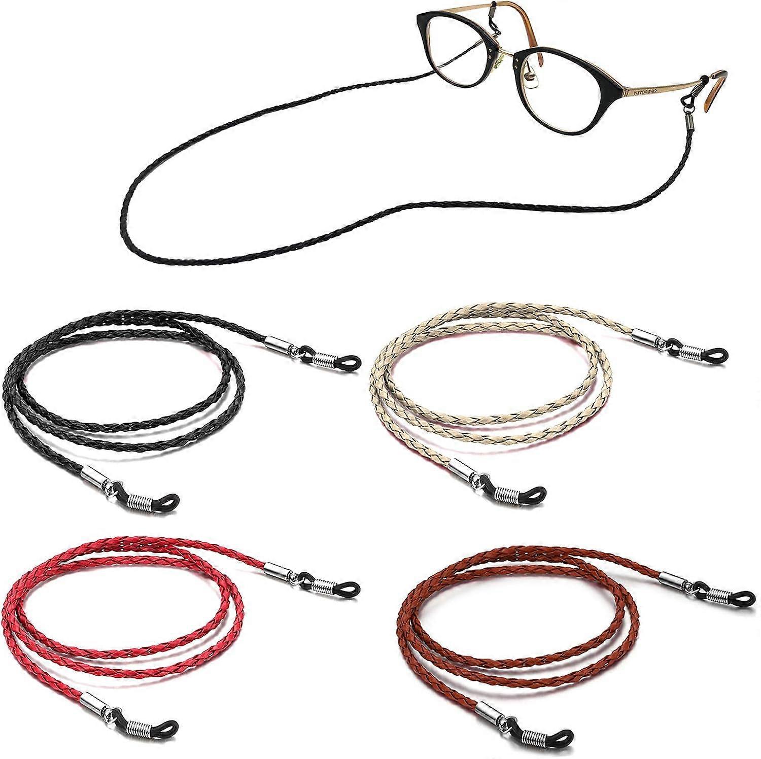 Eyeglasses Holder Strap Cord, Leather Eyeglasses String