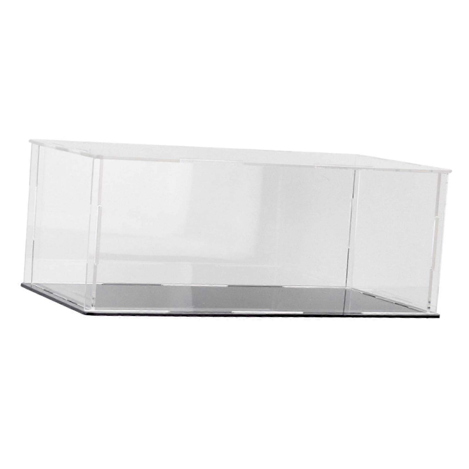 Clear Acrylic Display Case Display Stand Organizer with Base Case Car Model