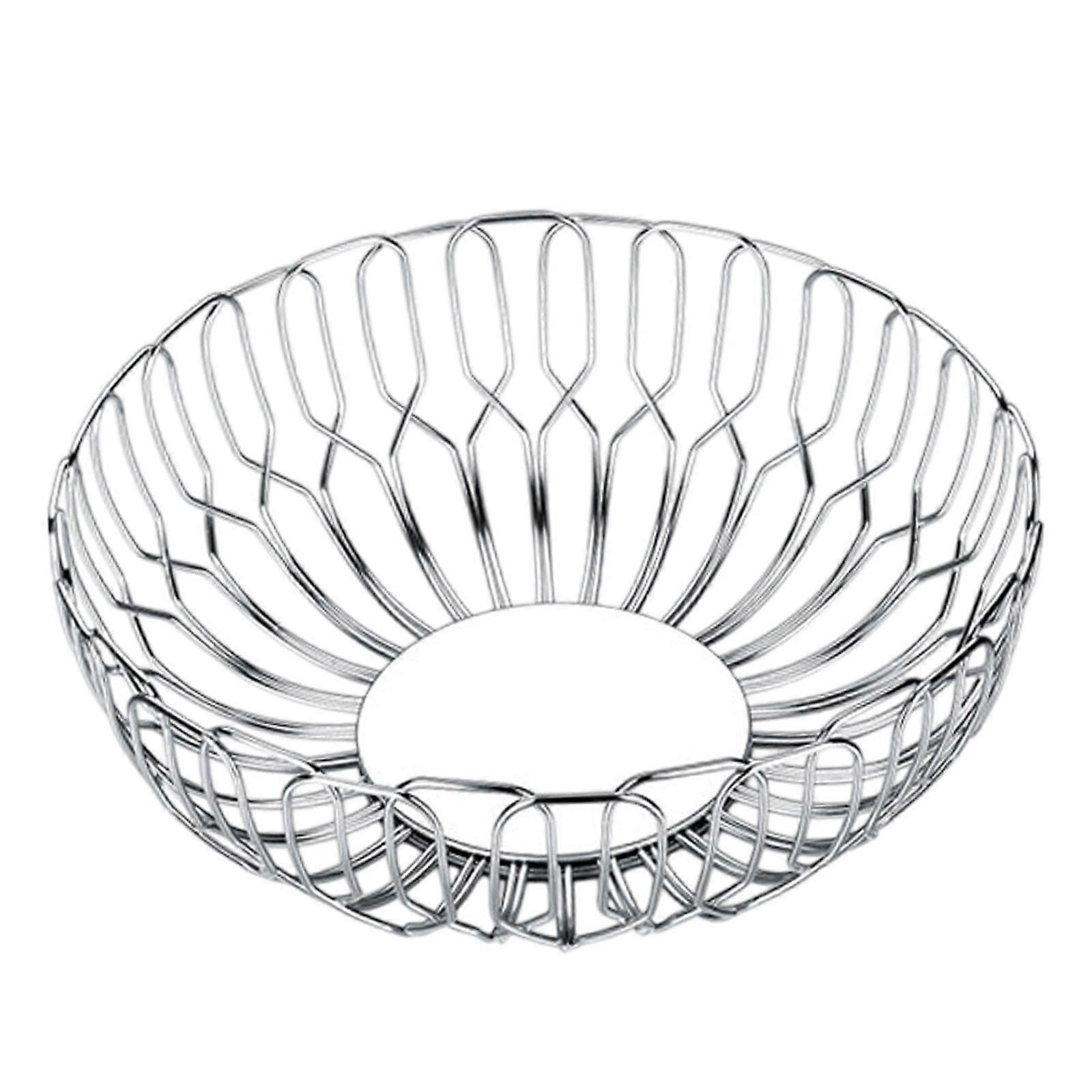 Stainless Steel Bread Basket Vegetable Storage Container Large Capacity Rust