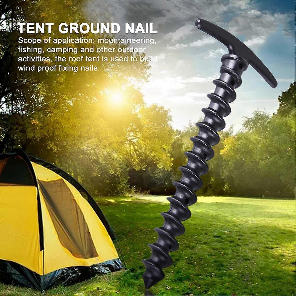 10 pcs. Anchor Bolt Pegs Hiking Tent Pegs Outdoor Camping Peg Ground Nails Spiral Plastic Fasteners Supplies