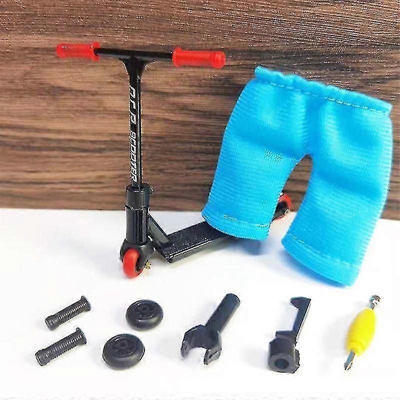 Alloy Finger Scooter With Mini Scooters Tools And Finger Board Skateboard Toy