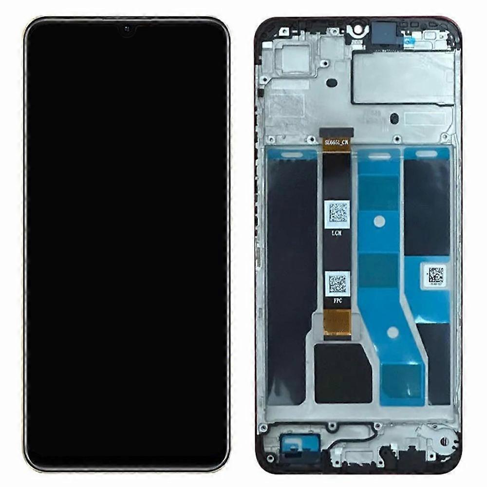 For Realme C53 (Global) Grade C LCD Screen and Digitizer Assembly+Frame Part (Without Logo)
