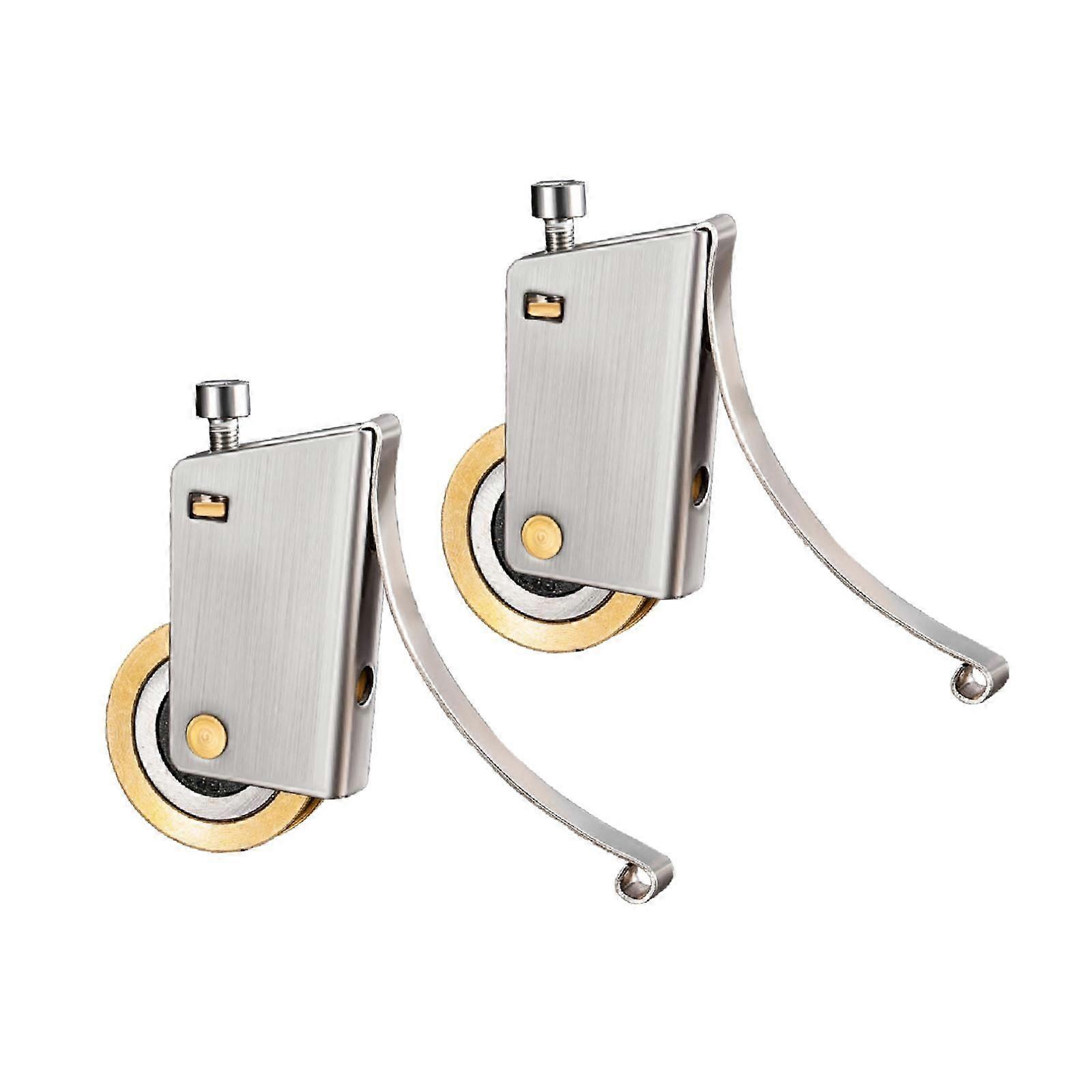 2 Pieces Sliding Screen Door Tandem Roller Sturdy Easily Install Replacement Single Concave Wheel