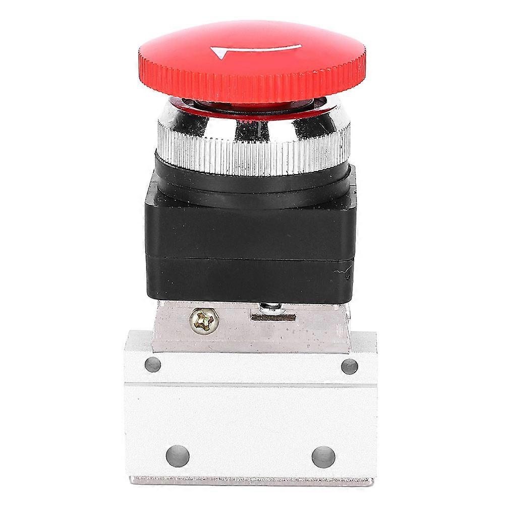 2 Position 3 Way G1/8 Pneumatic Mechanical Valve Push Button Switch MOV-03