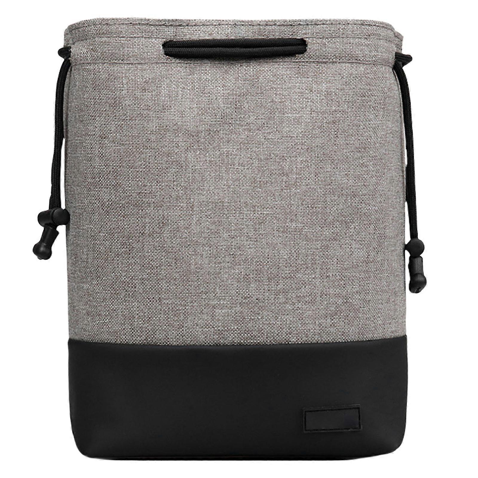 Soft Camera Case Drawstring Bag Waterproof Camera Bag with Adjustable Strap Camera Storage Bag Soft Lens Case Portable