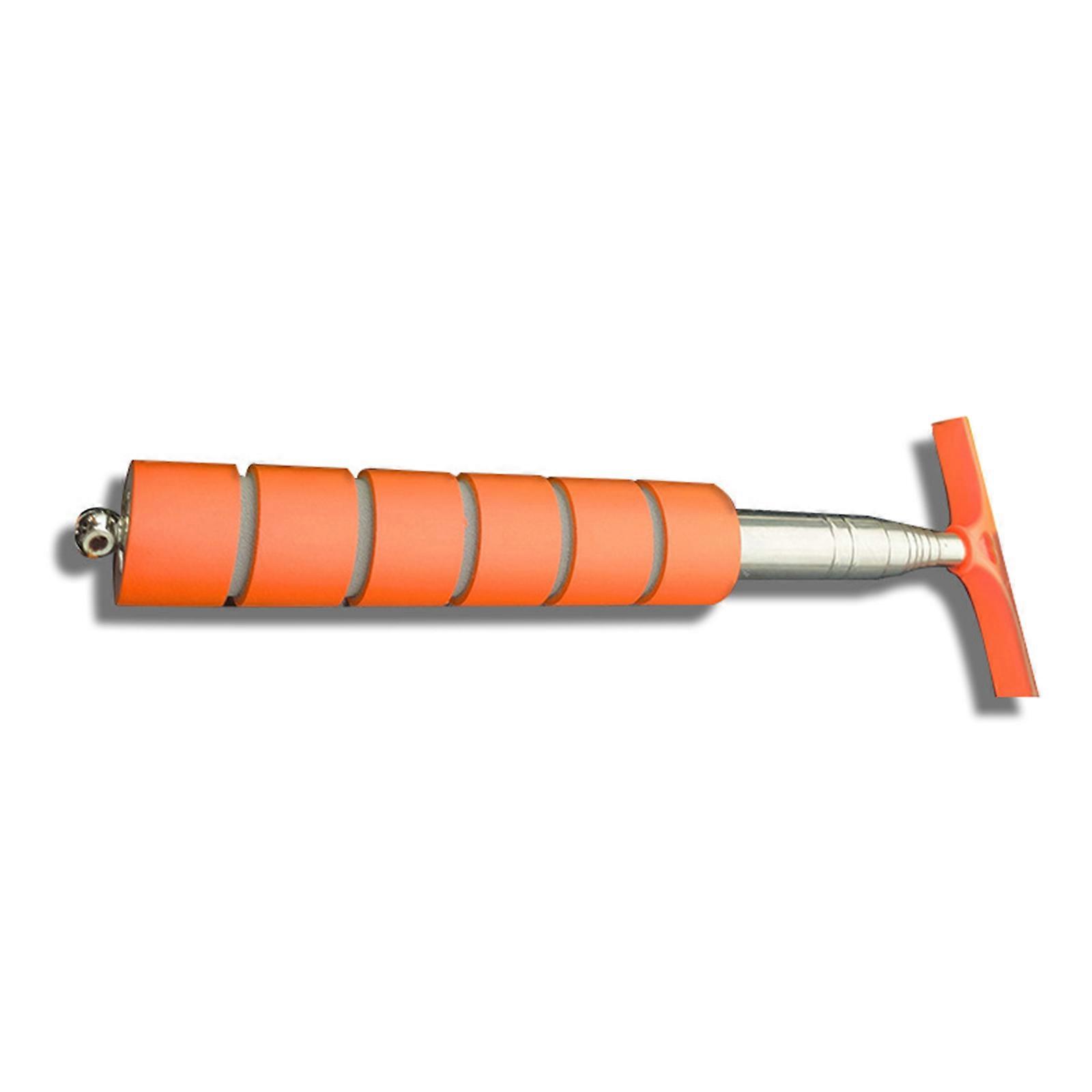 Car Window Mini Squeegee,Tiny Car Side Glass Squeegee Retractable Car Windshield Wiper Windshield Squeegee Orange