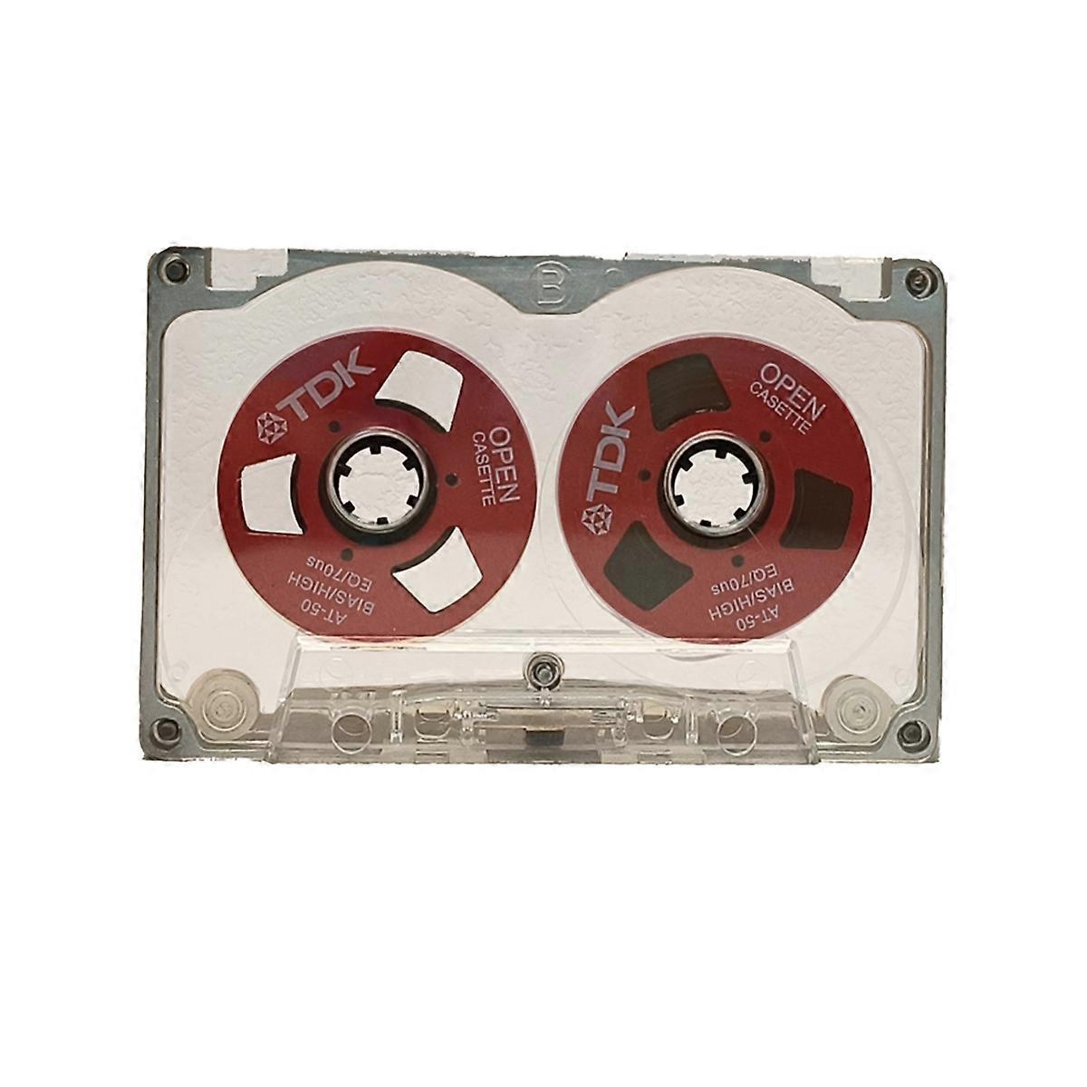 55 Minuten leere Bandplatte doppelseitig Metall kleine offene Festplatte, C