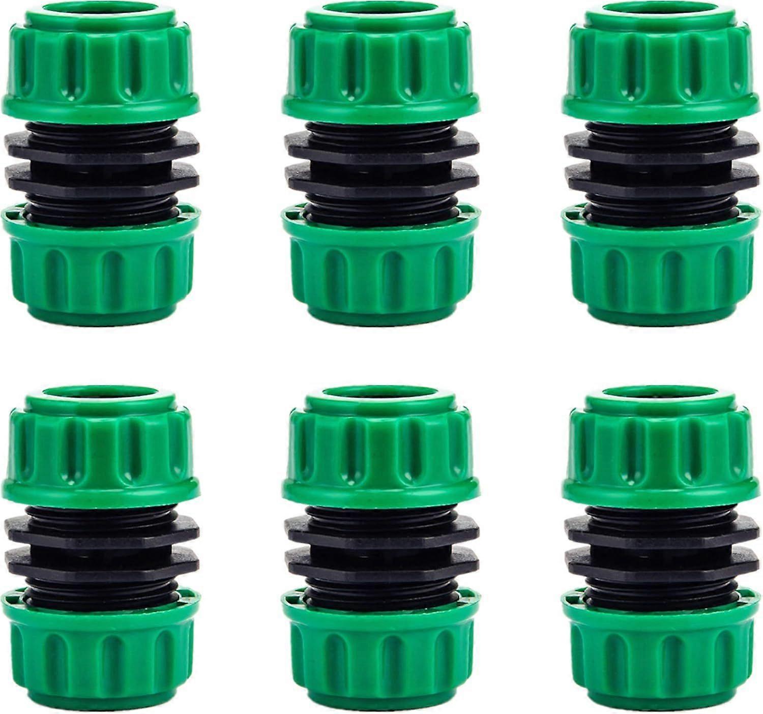 Pack Hose Repair Connectors, Quick Connect Extension Fitting for 1/2" Graduated Hose Pipe (Green)