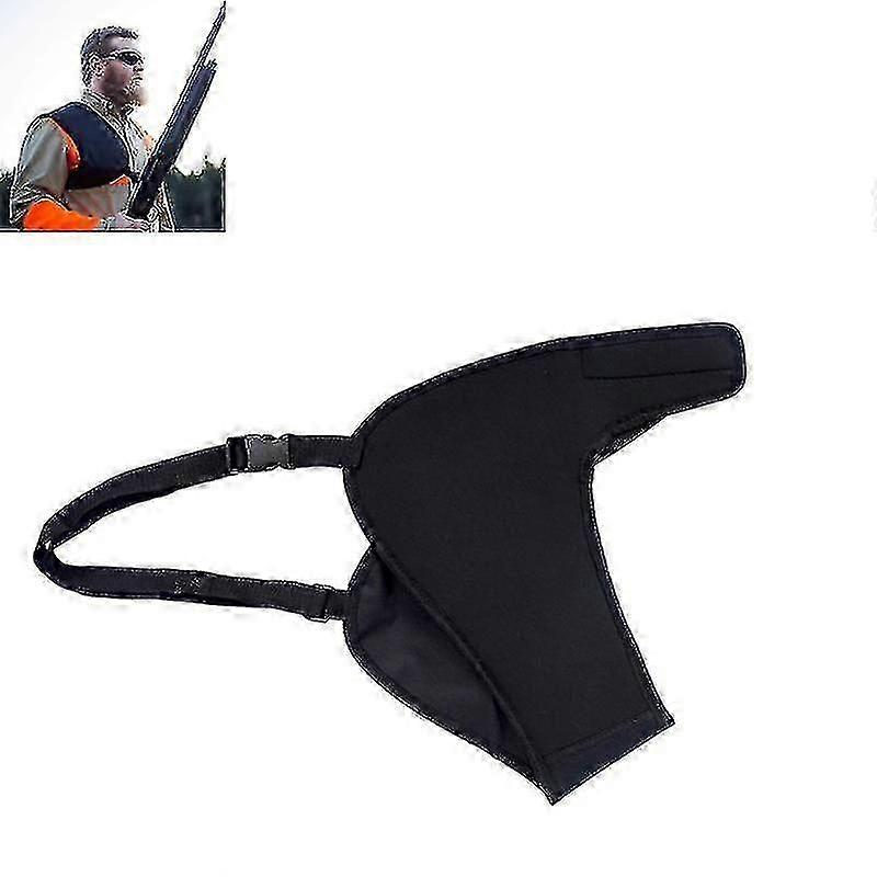 Shotgun Shockproof Shoulder Pad Hunting Shoulder Recoil Shield Pad Black   -Sy