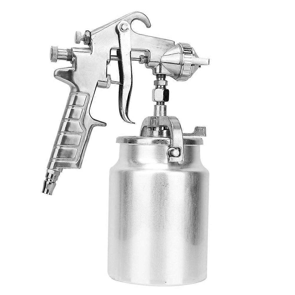 Hvlp Spray Gun With Siphon Feed For Versatility, Solid And Durable Construction Ensures Reliability, Drip-Free Paint Cup For Clean Application,