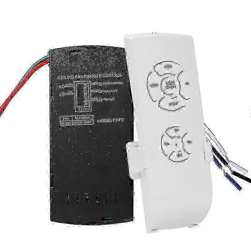 Universal Ceiling Fan Lamp Remote Control Kit Timing Control Switch Adjusted Wind Speed Transmitter Receiver