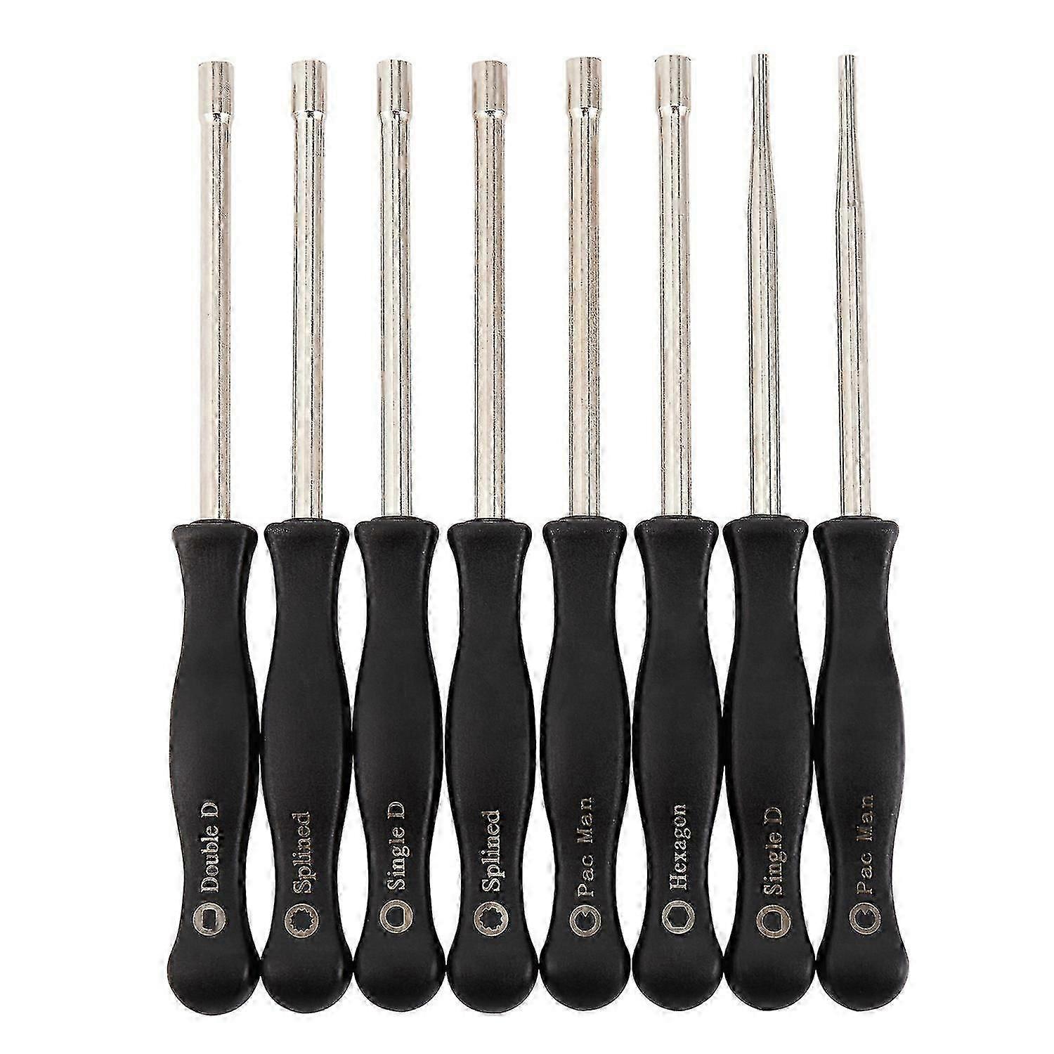 8 Pcs Screwdriver Carburetor Adjustment Tool Single D Double D Hexagon Hex Socket Kit Set