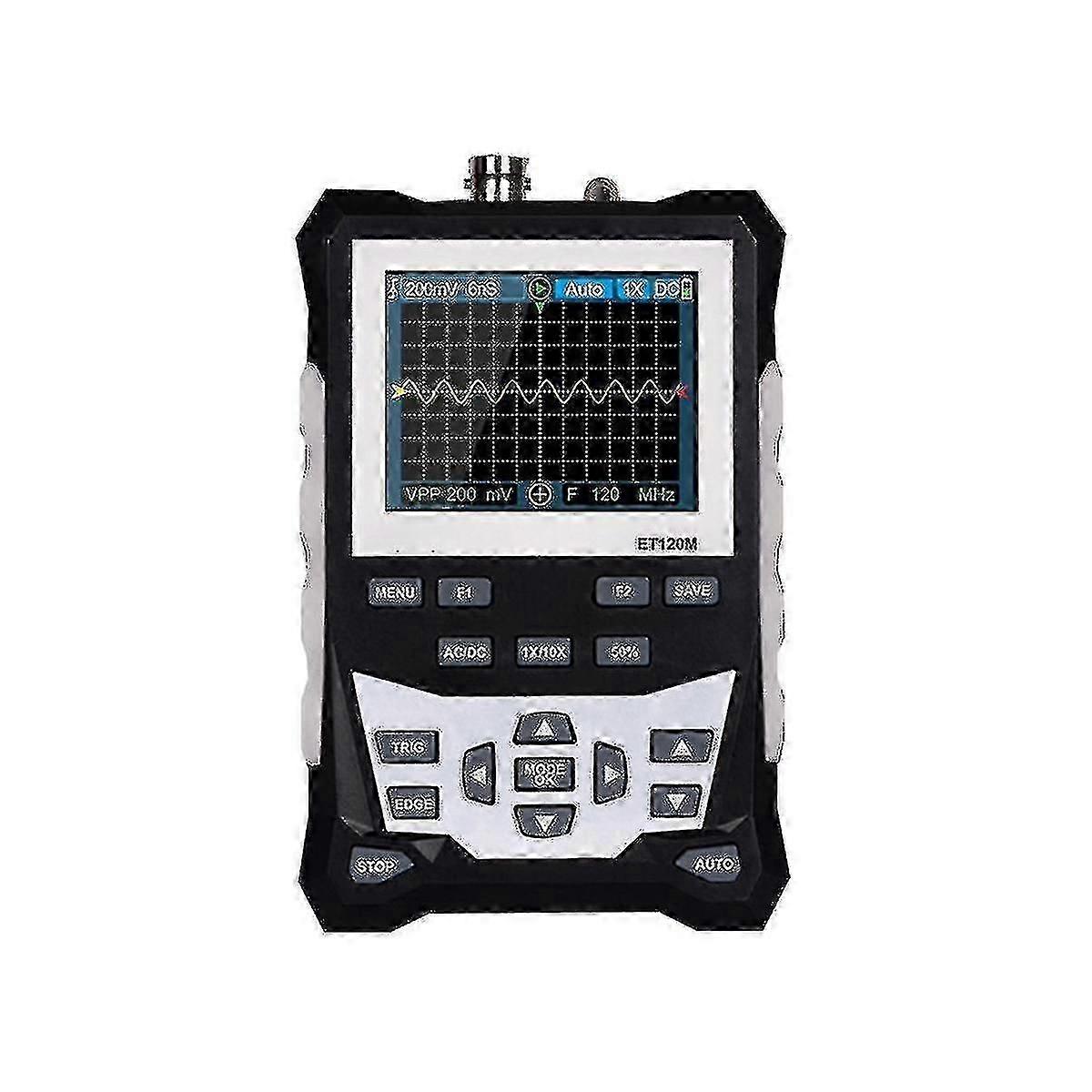 Et120m Handheld Oscilloscope 120mhz Color Analog Oscilloscope Sampling Rate Professional Tool