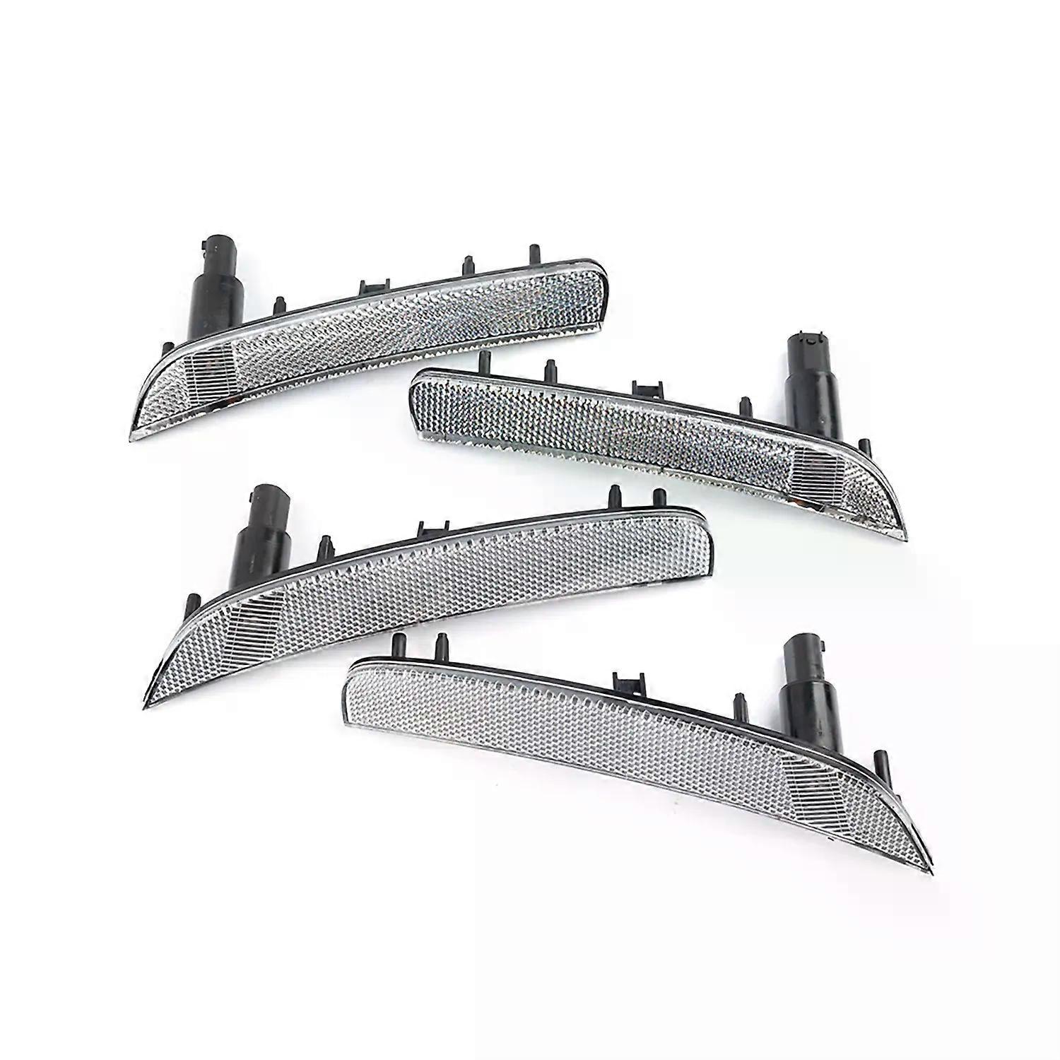 Compatible 4PCS For Fiat 500/500C Abarth 2012 2013 2014 2015 2016 2017 FrontRear Bumper Lamp Side Marker Turn Signal Indicator #68085232AB