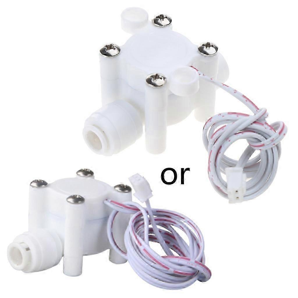 Water Flow Switch Control Flowmeter 1/4" Quick Plug Plastics Flow Sensor Tw