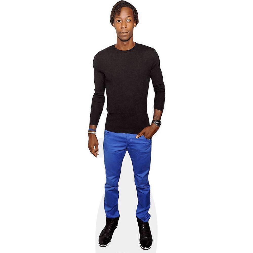Gaël Monfils (Blue Trousers) Cardboard Cutout (lifesize OR mini size). Standee. Stand Up.
